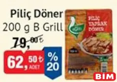 BGRİLL PİLİÇ DÖNER 200 G